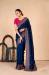 Picture of Beauteous Georgette Midnight Blue Saree