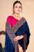 Picture of Beauteous Georgette Midnight Blue Saree