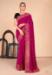 Picture of Classy Georgette Medium Violet Red Saree