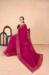 Picture of Classy Georgette Medium Violet Red Saree