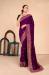 Picture of Beauteous Georgette Purple Saree