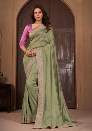 Picture of Comely Georgette Grey Saree