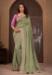 Picture of Comely Georgette Grey Saree