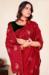 Picture of Pleasing Georgette Crimson Saree