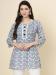 Picture of Resplendent Cotton Light Steel Blue Kurtis & Tunic