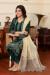 Picture of Georgette Medium Sea Green Straight Cut Salwar Kameez