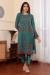 Picture of Georgette Dark Slate Grey Straight Cut Salwar Kameez