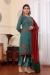 Picture of Georgette Dark Slate Grey Straight Cut Salwar Kameez