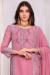 Picture of Georgette Pale Violet Red Straight Cut Salwar Kameez