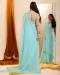 Picture of Magnificent Georgette Light Steel Blue Saree