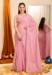 Picture of Fascinating Georgette Light Coral Saree