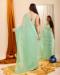 Picture of Pleasing Georgette Dark Sea Green Saree