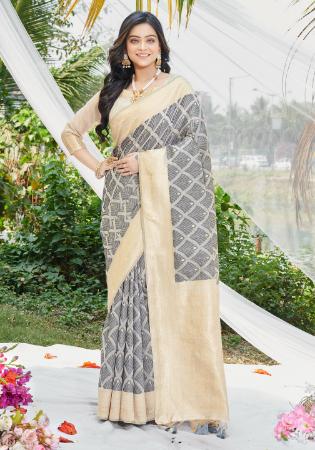 Picture of Resplendent Cotton Tan Saree