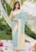 Picture of Alluring Cotton Cadet Blue Saree