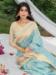 Picture of Alluring Cotton Cadet Blue Saree