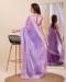 Picture of Lovely Chiffon Plum Saree