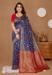 Picture of Marvelous Silk Dark Slate Blue Saree