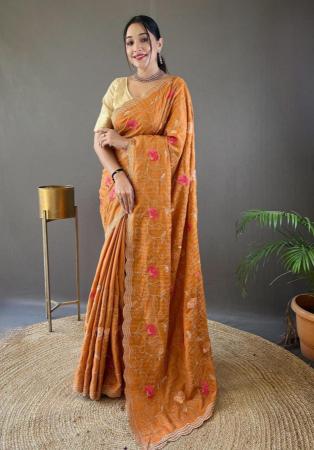 Picture of Exquisite Silk Peru Saree