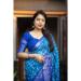 Picture of Statuesque Silk Dark Cyan Saree