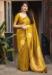 Picture of Stunning Silk Golden Saree