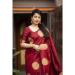 Picture of Bewitching Silk Dark Red Saree