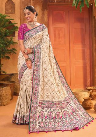 Picture of Classy Silk Tan Saree