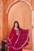 Picture of Nice Silk Dark Red Straight Cut Salwar Kameez