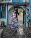 Picture of Sublime Georgette Light Steel Blue Kurtis & Tunic