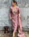 Picture of Rayon & Silk Rosy Brown Readymade Salwar Kameez