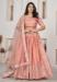 Picture of Ravishing Georgette Pale Golden Rod Lehenga Choli