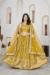 Picture of Gorgeous Georgette Dark Golden Rod Lehenga Choli