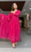 Picture of Ideal Georgette Deep Pink Readymade Salwar Kameez