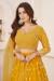 Picture of Sublime Georgette Yellow Lehenga Choli