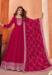 Picture of Bewitching Silk Crimson Anarkali Salwar Kameez