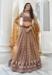 Picture of Grand Net Dark Olive Green Lehenga Choli