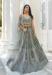 Picture of Good Looking Net Slate Grey Lehenga Choli