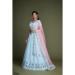 Picture of Comely Georgette Light Blue Lehenga Choli