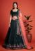 Picture of Pleasing Georgette Dark Slate Grey Lehenga Choli