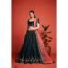 Picture of Pleasing Georgette Dark Slate Grey Lehenga Choli