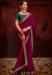 Picture of Enticing Georgette Dark Magenta Saree