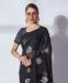 Picture of Classy Georgette Black Saree