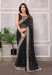 Picture of Resplendent Georgette Black Saree