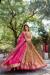 Picture of Fine Silk Medium Violet Red Lehenga Choli