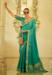 Picture of Alluring Satin & Silk Dark Cyan Saree