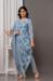 Picture of Cotton Light Slate Grey Readymade Salwar Kameez