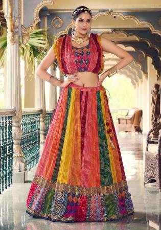 Picture of Well Formed Chiffon Peru Readymade Lehenga Choli