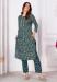 Picture of Chiffon Dark Sea Green Readymade Salwar Kameez