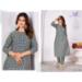 Picture of Chiffon Dark Slate Blue Readymade Salwar Kameez