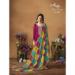 Picture of Chiffon & Silk Dark Red Straight Cut Salwar Kameez