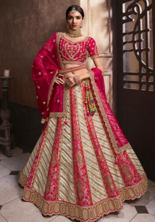 Picture of Nice Silk Rosy Brown Lehenga Choli